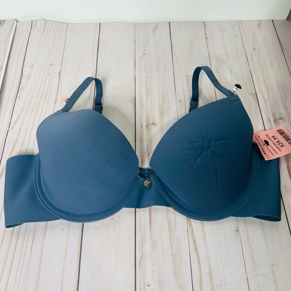 Lucky Brand Light Lift Demi Bra Sz 36 B Blue NWT!
